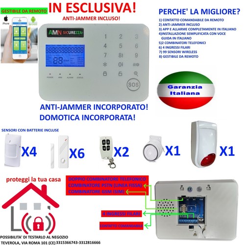 Kit antifurto allarme - kit, la