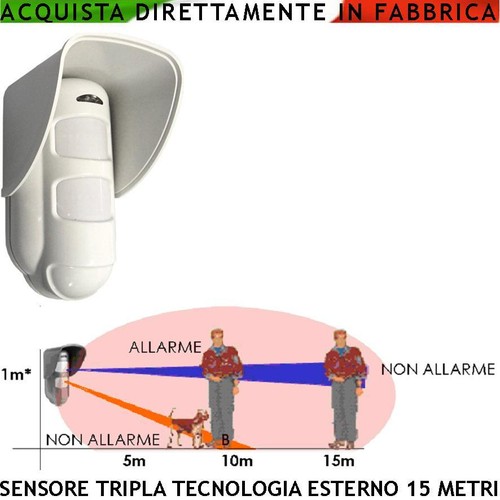 Sensore antifurto tripla - antifurto,