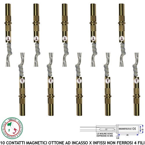 Sensore magnetico allarme - magnetico, 10